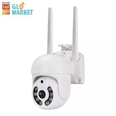 Tuya Wifi Smart Camera 2mp Two Way Audio IP66 App Control Ptz Camera