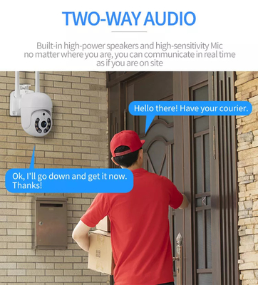 Tuya Wifi Smart Camera 2mp Two Way Audio IP66 App Control Ptz Camera