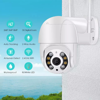 Smart Tuya Wifi Camera 1080P Waterproof Night Vision PIR Detection Full HD Security Camera