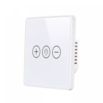 Glomarket Tuya Wifi Smart Dimmer Switch Glass Panel Voice Remote Control