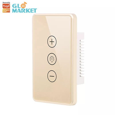 Tuya Smart Wifi Dimmer Switch US Standard Touch Panel App Control With Alexa Google