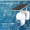 Glomarket Tuya Smart Wifi Solar Camera Waterproof App Control PIR Motion Detection Camera