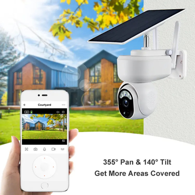 Wifi 2MP Smart Solar Camera Security Outdoor Low Power Waterproof PTZ Camera