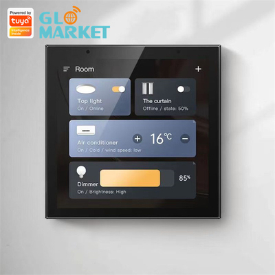 Smart Home Touch Screen Control Panel Wifi 4 Inch Music System Tuya Zigbee Gateway