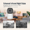 2.4G 5G Wifi Smart Camera Indoor Night Vision One Way Intercom Smart Home Security Camera