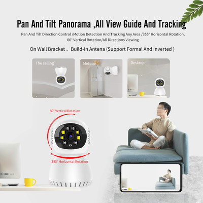 Indoor Tuya Smart Mini Camera Wifi 2.4g/5g Motion Detection Tracking Night Vision