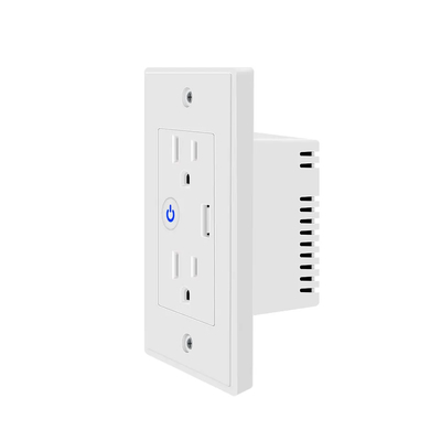 Tuya 2.4GHz Wifi Wall Outlet Electrical Smart Plug Socket With 1 USB Port