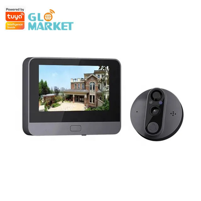 Tuya Smart Digital Door Viewer Camera 4.3inch Screen Motion Sensor Doorbell Camera