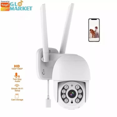 1080p Full HD Tuya Wifi Smart Camera Night Vision App Control Smart Outdoor Camera