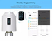Home ZigBee WiFi Smart Thermostat For OLED Display Screen / Radiator Valve