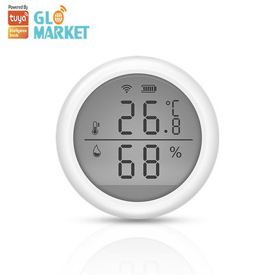 Tuya Smart Digital Wifi Temperature And Humidity Sensor LCD Screen With Alexa Google Home