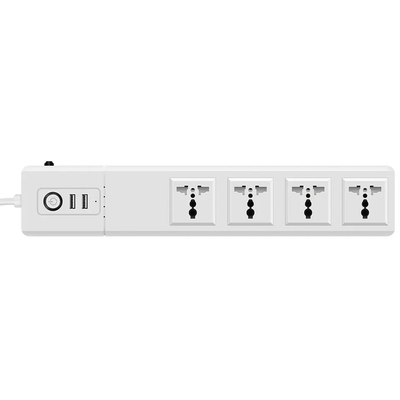 Tuya Wifi Smart Power Strip Socket UK EU US Type 4 AC 4 USB 1.5m Extension Cable Socket