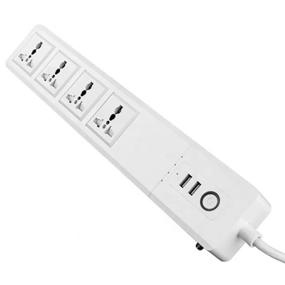 Tuya Wifi Smart Power Strip Socket UK EU US Type 4 AC 4 USB 1.5m Extension Cable Socket