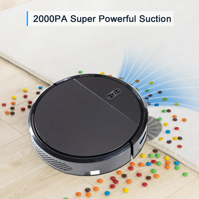 Tuya Wifi Smart Cleaner Robot 2000Pa Suction Household Sweep Mop Vacuum Robot