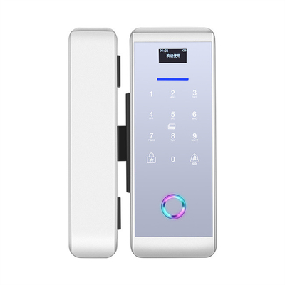 Smart Tuya Wifi Glass Intelligent Door Lock With Fingerprint Digital Keyboard Password