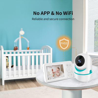 Glomarket Infrared Night Vision Zoom Baby Monitor Camera Two Way Audio With Lullaby