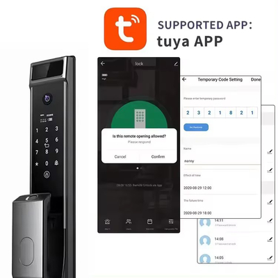 Glomarket Tuya Wifi Face Recognition Smart Door Lock With Camera