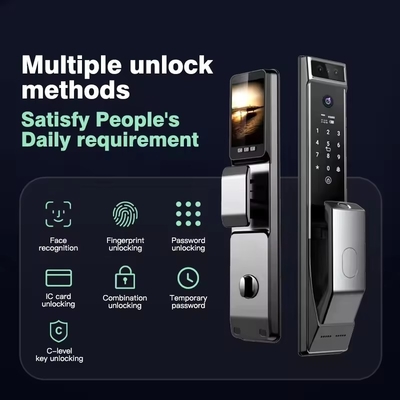 Glomarket Tuya Wifi Face Recognition Smart Door Lock With Camera