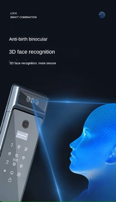 Glomarket Tuya Wifi Face Recognition Smart Door Lock With Camera