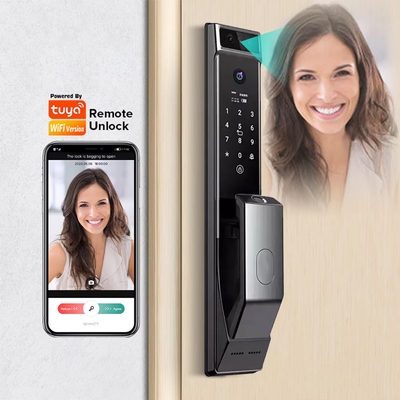 Glomarket Tuya Wifi Face Recognition Smart Door Lock With Camera