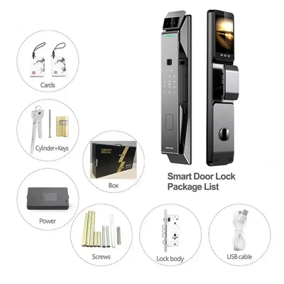 Glomarket Tuya Security Fully Automatic Smart Lock 3d Face Recognition Lock