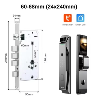 Glomarket Tuya Security Fully Automatic Smart Lock 3d Face Recognition Lock
