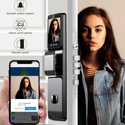 Glomarket Tuya Security Fully Automatic Smart Lock 3d Face Recognition Lock