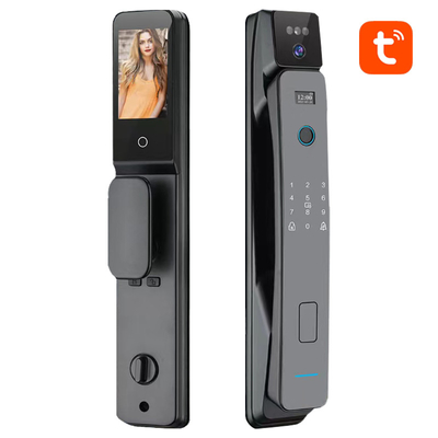 Fully automatic digital electronic intelligent door lock with facial and fingerprint recognition