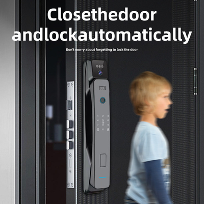 Fully automatic digital electronic intelligent door lock with facial and fingerprint recognition