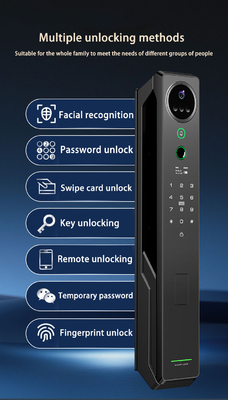 Heavyweight intelligent facial recognition lock Tuya Smart visual intercom