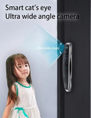 Intelligent facial recognition fingerprint lock for remote unlocking of mobile APP