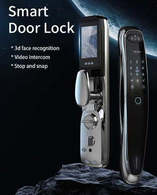Intelligent facial recognition fingerprint lock for remote unlocking of mobile APP
