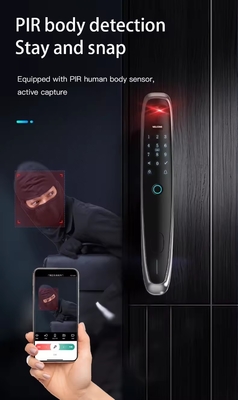 Intelligent facial recognition fingerprint lock for remote unlocking of mobile APP