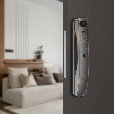 High quality intelligent facial recognition door lock supports 6 unlocking methods