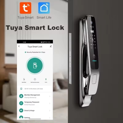 Facial recognition intelligent lock fully automatic Tuya Smart secure home