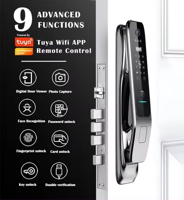 Facial recognition intelligent lock fully automatic Tuya Smart secure home