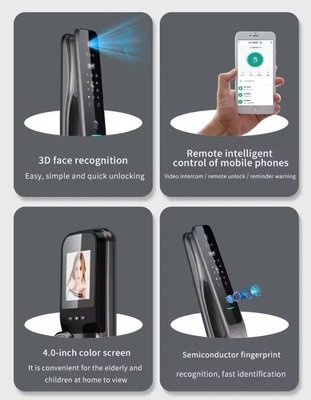 Facial recognition intelligent lock fully automatic Tuya Smart secure home