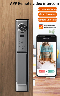 Luxurious facial recognition lock with high-quality visual intercom and real-time monitoring