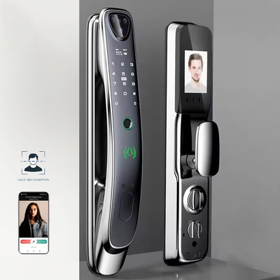 Tuya facial recognition intelligent door lock WiFi/zigbee fingerprint/finger vein optional cat eye capture