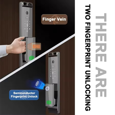 Glomarket Tuya Digital Smart Lock Fully Automatic Biometric System Security Fingerprint 3d Face Recognition Password Door Lock
