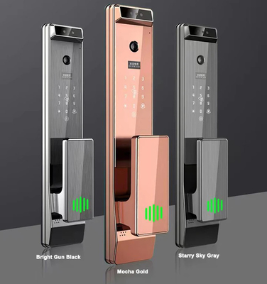 Glomarket Tuya Digital Smart Lock Fully Automatic Biometric System Security Fingerprint 3d Face Recognition Password Door Lock