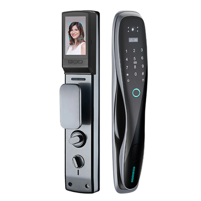 Glomarket 3D Face WIFI Smart Fully Automatic Smart Lock Fingerprint APP Card Key Unlock Intelligent Door Lock With Camera