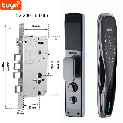 Glomarket 3D Face WIFI Smart Fully Automatic Smart Lock Fingerprint APP Card Key Unlock Intelligent Door Lock With Camera
