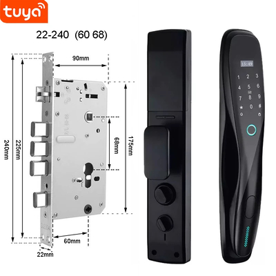 Glomarket 3D Face WIFI Smart Fully Automatic Smart Lock Fingerprint APP Card Key Unlock Intelligent Door Lock With Camera