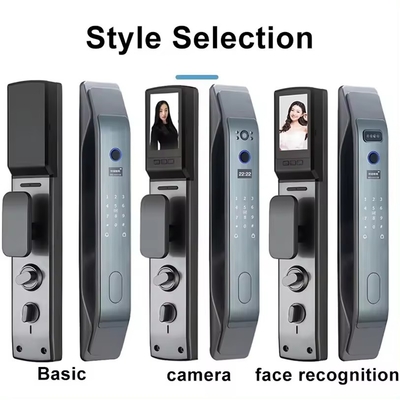 Glomarket Tuya Smart 3D Face Fully Automatic Door Lock App Remote Unlock Fingerprint Smart Intelligent Door Lock For Smart Home