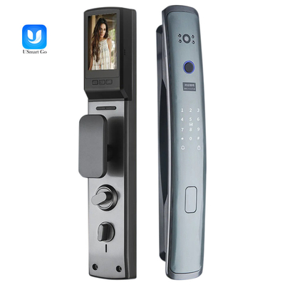 Glomarket Smart Tuya Wifi Door Lock Automatic Alarm Fingerprint Smart APP Key Digital Password Security Automatic lock