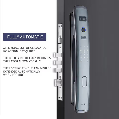 Glomarket Smart Tuya Wifi Door Lock Automatic Alarm Fingerprint Smart APP Key Digital Password Security Automatic lock