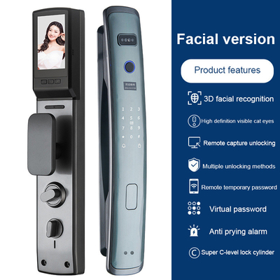 Glomarket Smart Tuya Wifi Door Lock Automatic Alarm Fingerprint Smart APP Key Digital Password Security Automatic lock