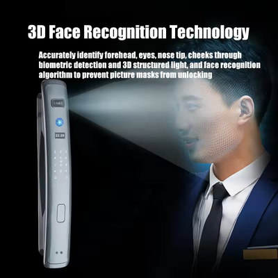 Glomarket Smart Tuya Wifi Door Lock Automatic Alarm Fingerprint Smart APP Key Digital Password Security Automatic lock