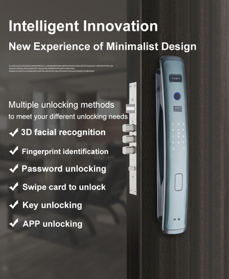 Glomarket Smart Tuya Wifi Door Lock Automatic Alarm Fingerprint Smart APP Key Digital Password Security Automatic lock
